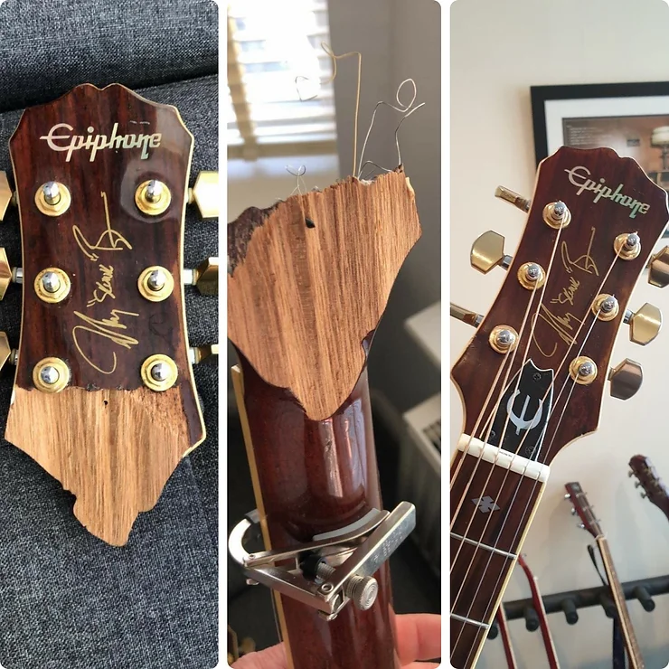 Gibson Headstock Repair